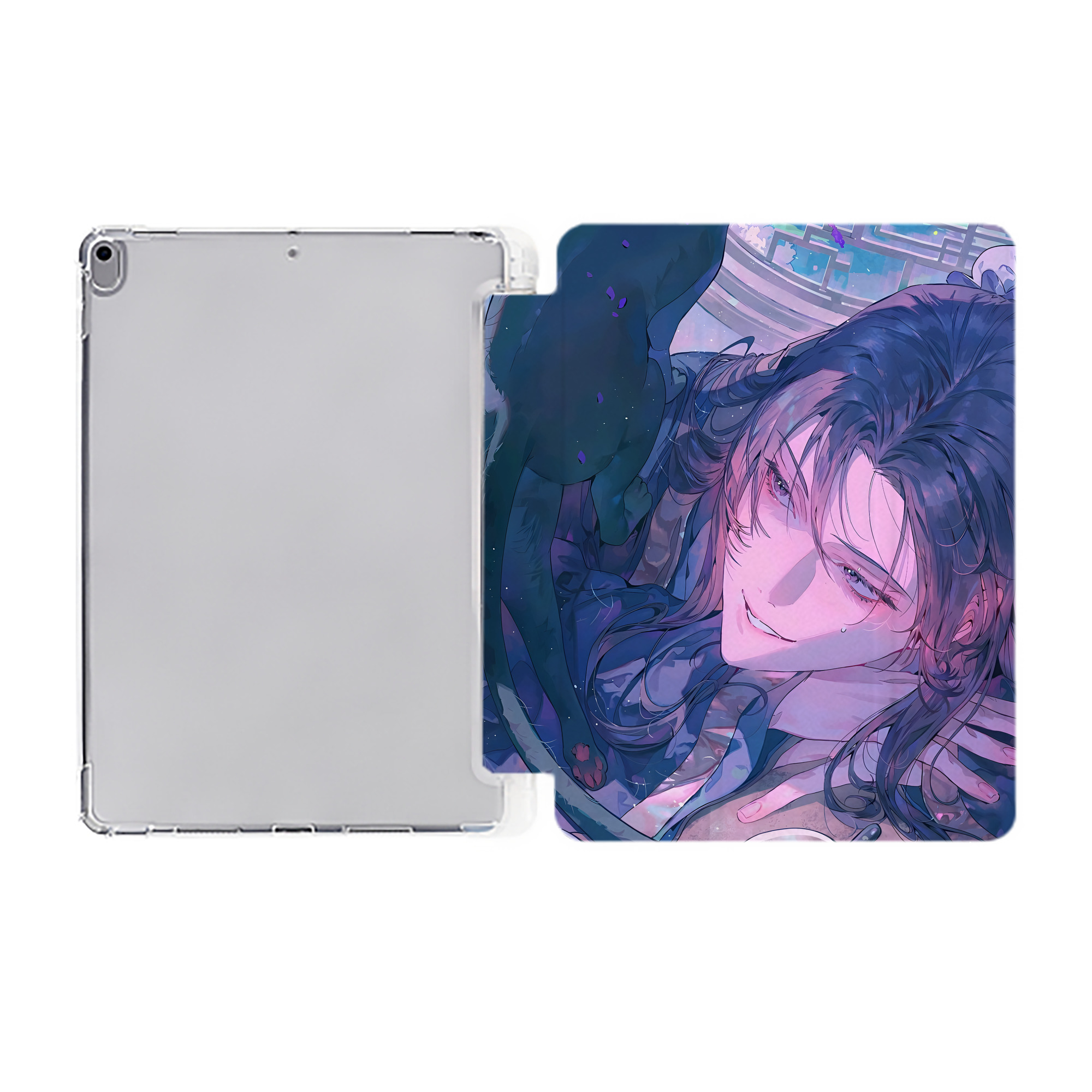 （画像用） 薬屋のひとりごと The Apothecary Diaries IPad ケース ペン収納付き 三つ折りスタンド PUレザー×シリコン 対応機種9.5/10.5/10.9インチ